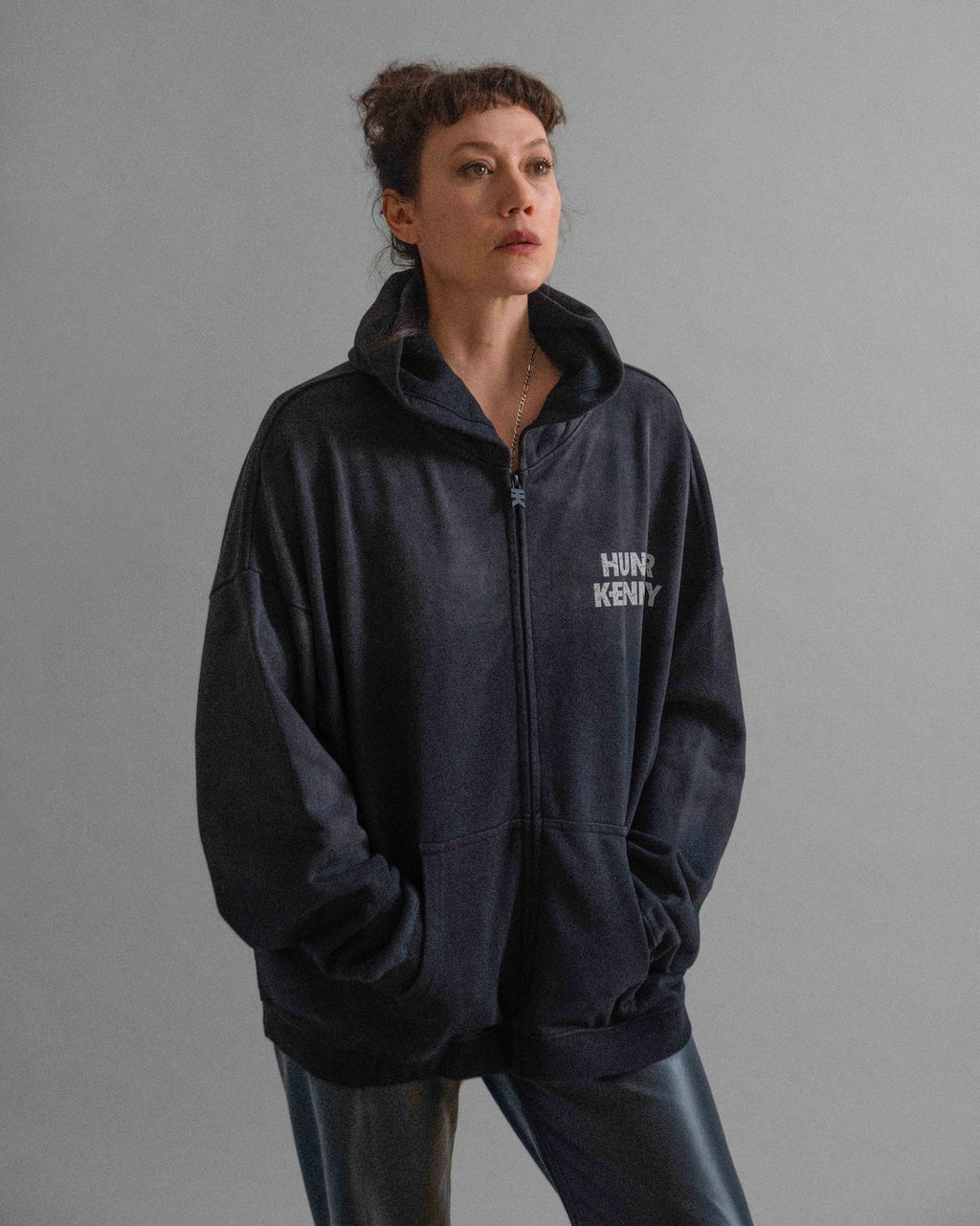 Core Mark Zipped Hood