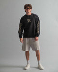 Brutalist Heavy L/S - Pavement Bone On Black