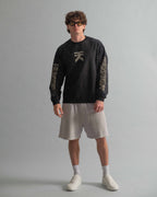 Brutalist Heavy L/S - Pavement Bone On Black