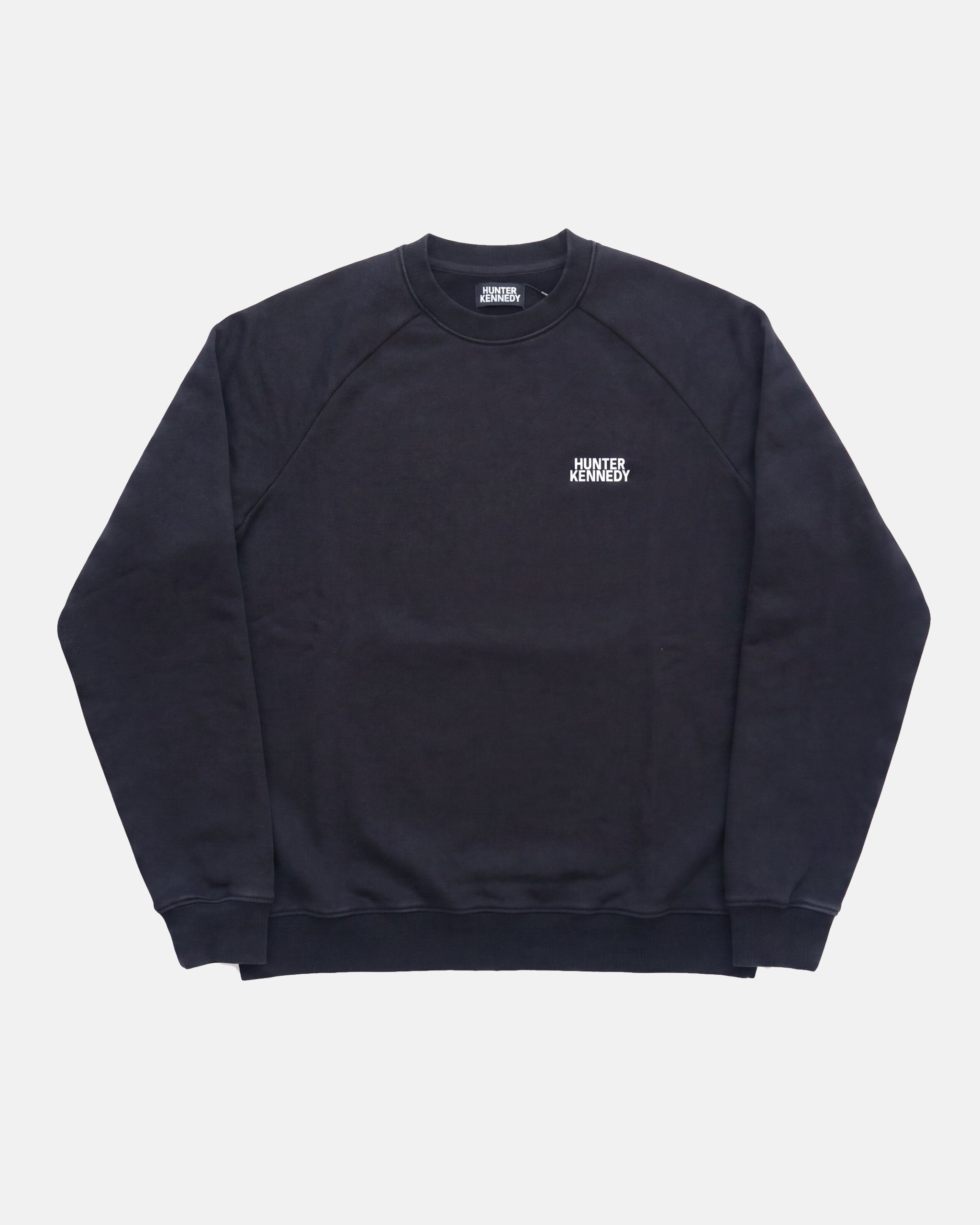 PRIMA Core Mark Crew - Blanc sur Noir