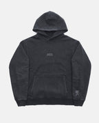 PRIMA Core Mark Washed Hood - Noir sur Noir