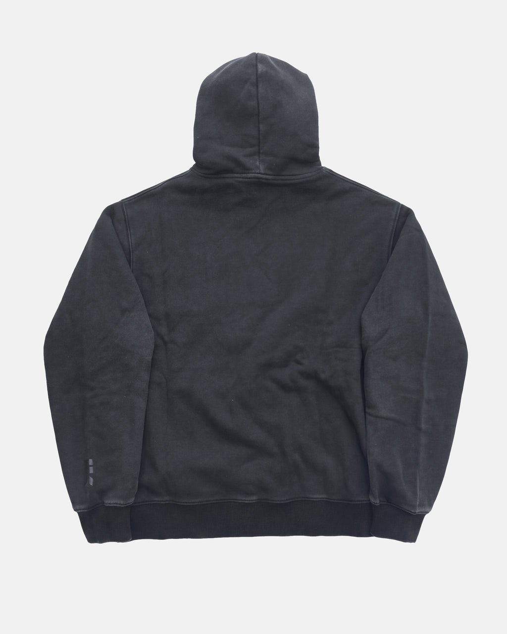 PRIMA Core Mark Washed Hood - Noir sur Noir