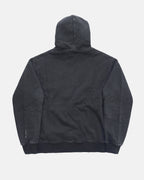 PRIMA Core Mark Washed Hood - Noir sur Noir