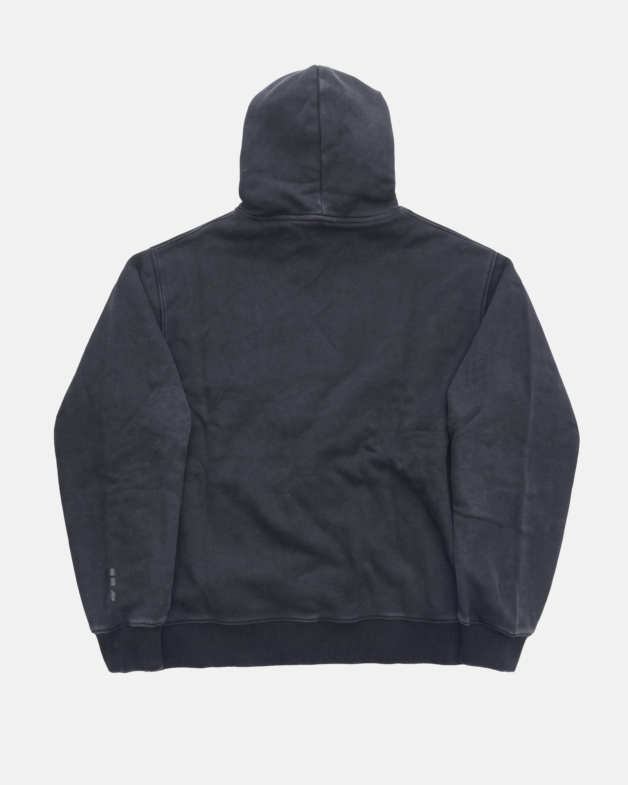 PRIMA Core Mark Washed Hood - Noir sur Noir