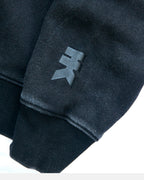PRIMA Core Mark Washed Hood - Noir sur Noir