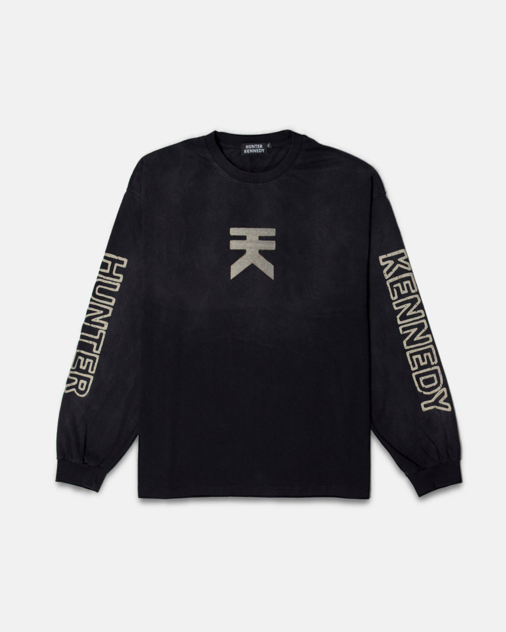 Brutalist Heavy L/S - Pavement Bone On Black